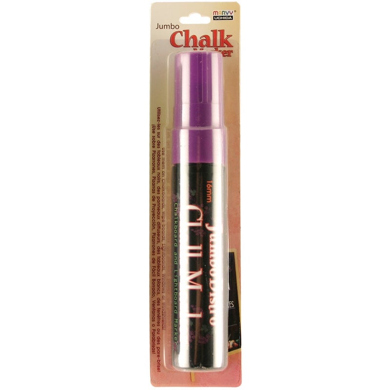 Uchida of America 481-C-F8 Jumbo Bistro Chalk Markers, Fluorescent Violet